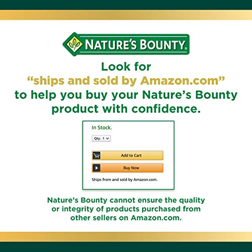 Nature’s Bounty Vitamin C 1000mg, Immune Support Supplement, Powerful Antioxidant, 1 Pack, 100 Caplets