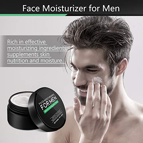 Lifelj Face Moisturizer for Men, Anti Aging Men’s Face Cream Moisturizer Skin Care Anti Wrinkle Reduce Fine Lines…