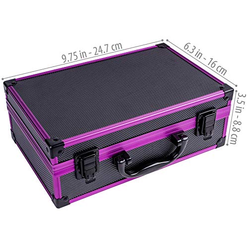 SHANY Carry All Makeup Train Case with Pro Teen Makeup Set, Makeup Brushes, Lipsticks, Eye Shadows, Blushes, and more…