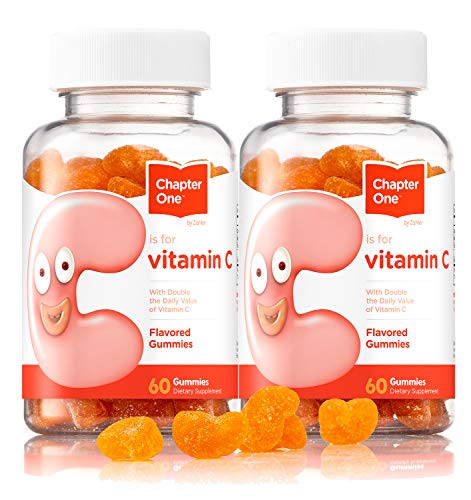 Zahler Chapter One Vitamin C Gummies, Great Tasting Chewable Vitamin C for Kids, Certified Kosher (120 Gummies)