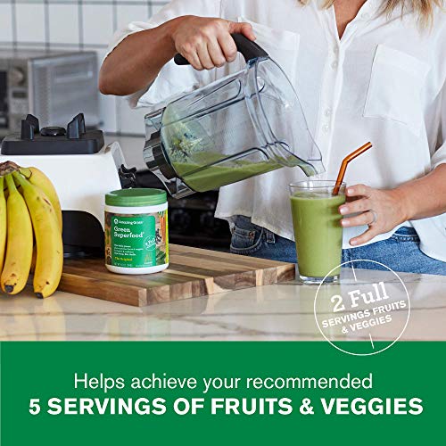 Amazing Grass Greens Blend Superfood: Super Greens Powder Smoothie Mix with Organic Spirulina, Chlorella, Beet Root…