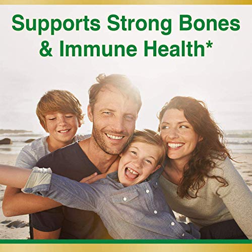 Nature’s Bounty Vitamin D3, Immune Support, 125 mcg (5000iu), Rapid Release Softgels, 240 Ct
