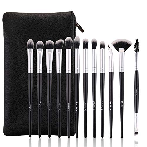 Daubigny Eye Makeup Brushes, 12 PCS Professional Eye shadow, Concealer, Eyebrow, Foundation, Powder Liquid Cream…