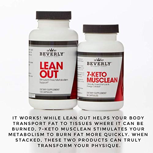 Beverly International Lean Out 120 caps. Fat Burner with Metabolic Support. Lipotropics. Choline, Carnitine, Chromium…