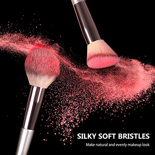 Syntus Makeup Brush Set, 16 Makeup Brushes & 4 Blender Sponges & 1 Brush Cleaner Premium Synthetic Foundation Powder…