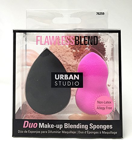 Cala Duo make-up black & pink blending sponges