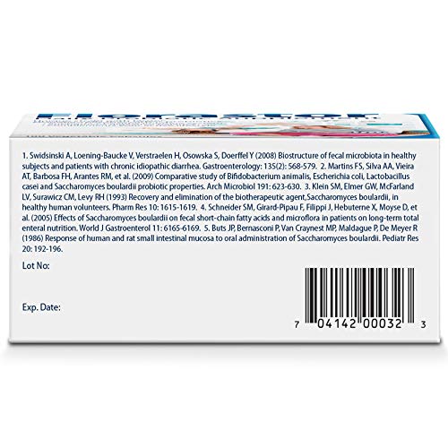 Florastor Daily Probiotic Supplement for Women and Men, Proven to Support Digestive Health, Saccharomyces Boulardii CNCM…