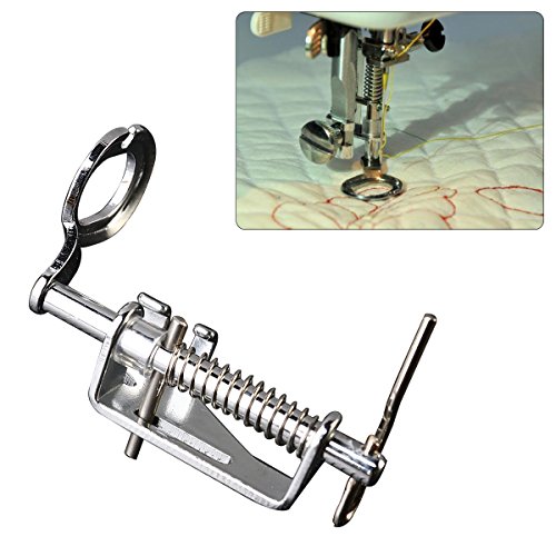Large Metal Free Motion Quilting Darning Sewing Machine Presser Foot – Fits All Low Shank Singer, Brother, Babylock…
