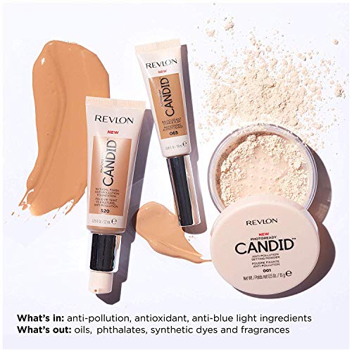 Revlon PhotoReady Candid Natural Finish Foundation, with Anti-Pollution, Antioxidant, Anti-Blue Light Ingredients, 210…