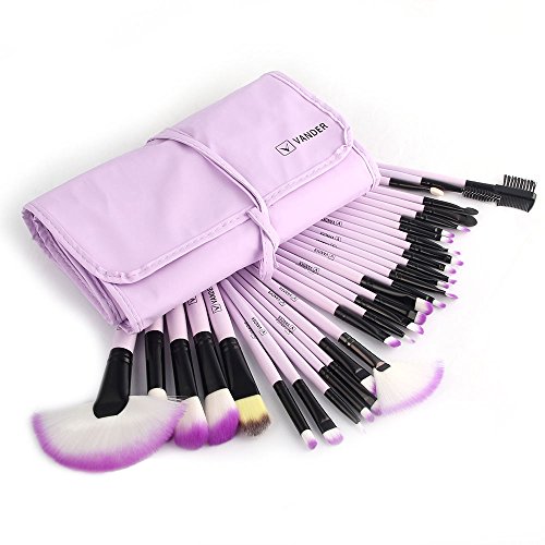 Make up Brushes, VANDER Professional 32pcs Makeup Brush Set, Makeup Brushes Set Foundation Blending Cosmetic Brush Set…
