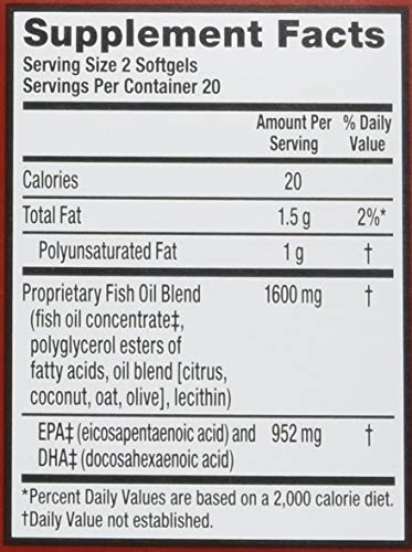 Megared MEGARED® Advanced 6X Absorption Omega – 800mg 12/40 ct, 40 Count