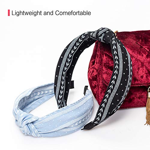 Ebow Yoga Sports Headband Women’s Fashion Elastic Athletic Hairband Sweatband Lightweight Working Out Bandanas Headbands…