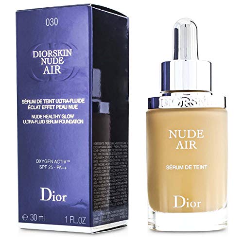 Diorskin Nude Air Healthy Glow Ultra-fluid Serum Foundation SPF 25 Medium Beige 030