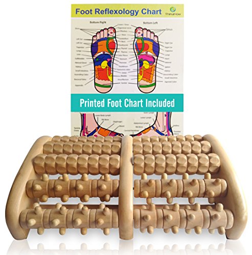 TheraFlow Foot Massager for Plantar Fasciitis Relief, Relaxation Gifts for Women, Men – Foot Roller for Foot Pain…