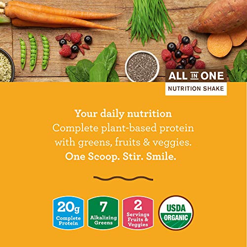 Amazing Grass Protein Superfood: Organic Vegan Protein Powder, Plant Based Meal Replacement Shake with 2 servings of…