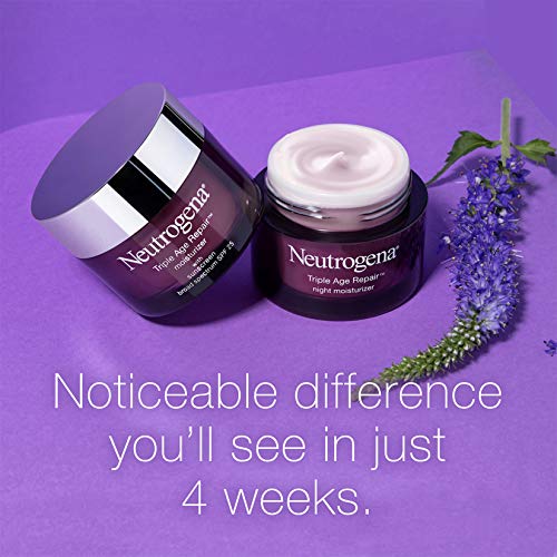 Neutrogena Triple Age Repair Anti-Aging Daily Facial Moisturizer with SPF 25 Sunscreen & Vitamin C, Firming Face & Neck…