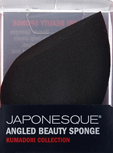 JAPONESQUE Kumadori Angled Beauty Sponge for use with Cream and Powder Foundation Makeup to create an Airbrushed…