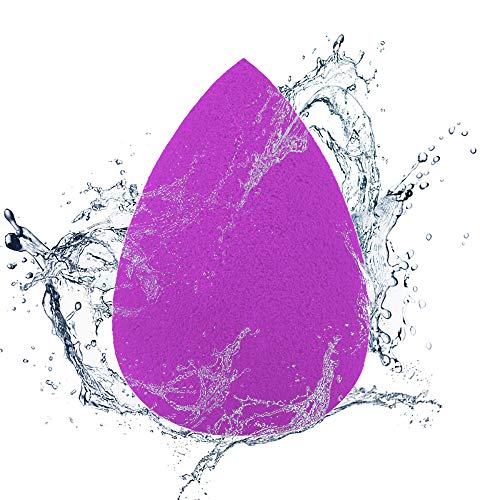 Blender Bud Makeup blender sponge airbrush finish latex free super soft (Purple)