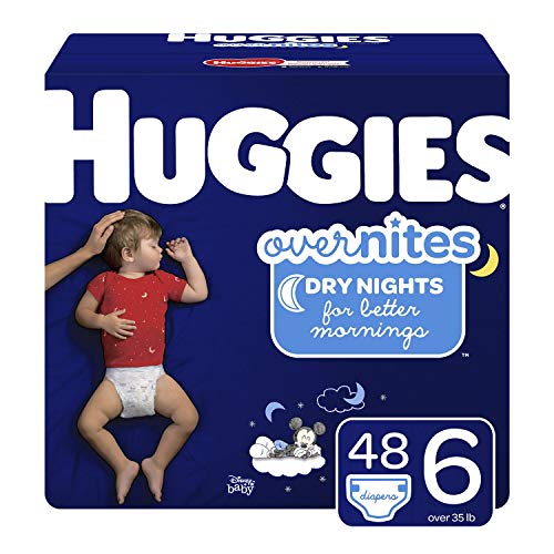 Huggies Overnites Nighttime Diapers, Size 6, 48 Ct