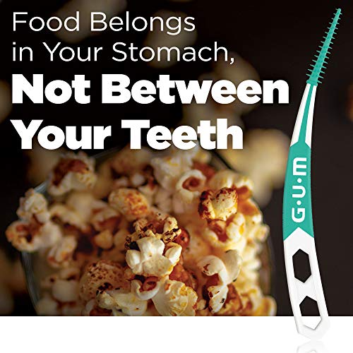 GUM Soft-Picks Advanced Easy to Use Dental Picks for Teeth Cleaning and Gum Health with Convenient Carry Case Dentist…