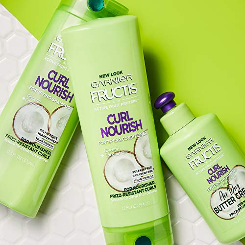 Garnier Hair Care Fructis Triple Nutrition Curl Nourish Conditioner, 12 Flu
