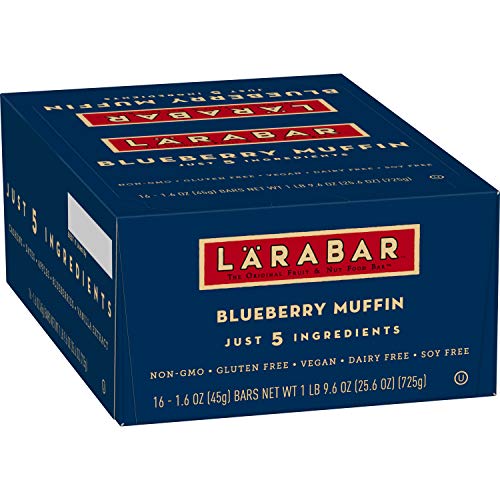 Larabar Bluberry Muffin, Gluten Free Vegan Fruit & Nut Bars, 16 ct
