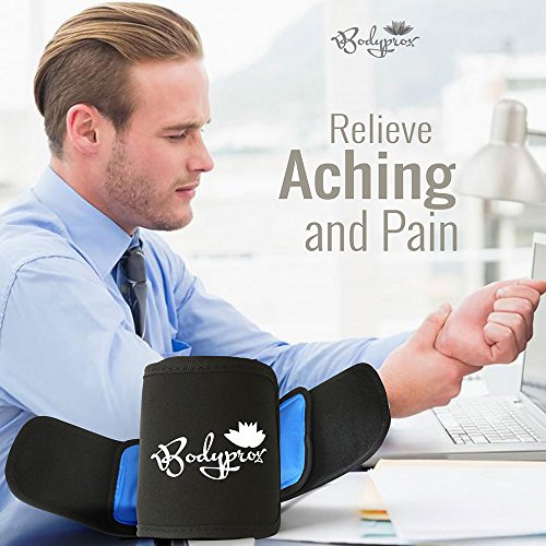 Cold & Hot Therapy Wrap, Reusable Gel Pack for Pain Relief. Great for Sprains, Muscle Pain, Bruises, Injuries, Etc…