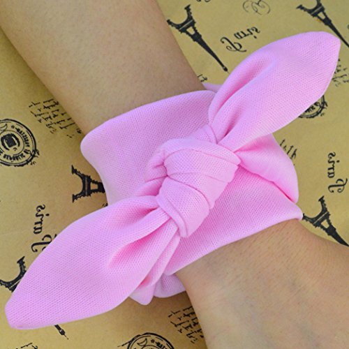 Miayon Women Headbands Headwraps Hair Bands Bows Accessories Turban Head Wraps Cotton 10pcs Solid Color for Woman Girls