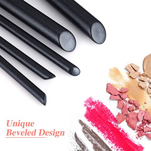 [Updated 2020 Version] Makeup Brushes Set, 5pcs Makeup Brushes Cosmetic Foundation Powder Concealers Eye shadows Lip…