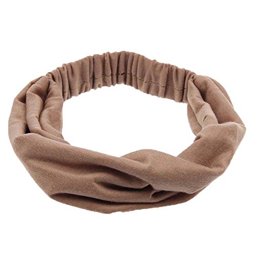 Wide Headbands for Women Black Stylish Head Wraps Boho Thick Hairbands Large African Sport Yoga Turban Headband Hair…