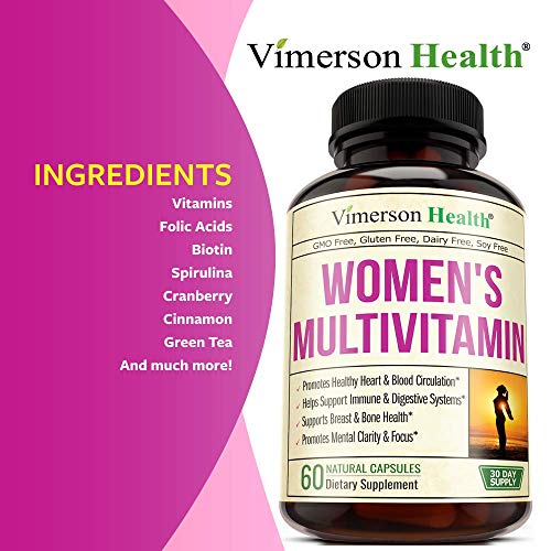 Multivitamin for Women – Daily Womens Multivitamin Supplement with Magnesium, Biotin, Vitamin A, Vitamin C, Vitamin D…