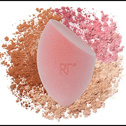 Real Techniques Miracle Powder Sponge, Makeup Blending Sponge For Powder Products, Set Makeup For Natural Finish & Cloud…