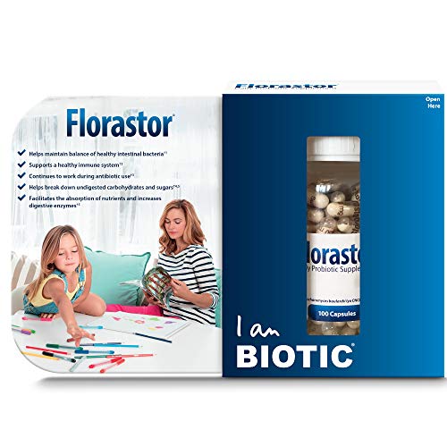 Florastor Daily Probiotic Supplement for Women and Men, Proven to Support Digestive Health, Saccharomyces Boulardii CNCM…