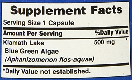 American Health Klamath Shores Blue Green Algae – 120 Capsules – Fresh Water Phytonutrient-Rich Algae Superfood…