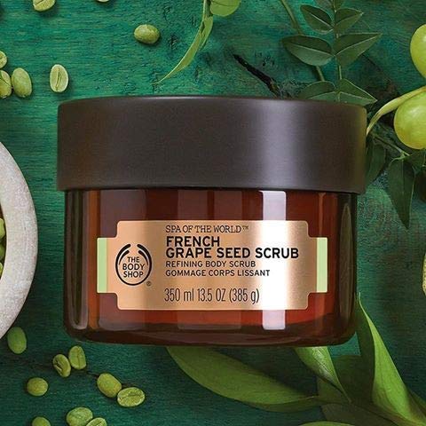 The Body Shop Spa of The World French Grape Seed Body Scrub, 13.5 Ounce