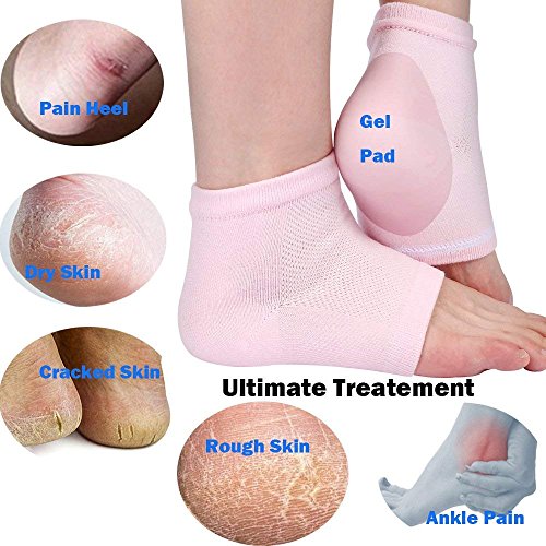 Codream Vented Moisturizing Socks Lotion Gel for Dry Cracked Heels, Spa Gel Socks Humectant Moisturizer Heel Balm Foot…