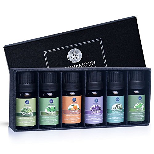 Essential Oils Set – Top 6 Organic Blends for Diffusers, Home Care, Candle Making, Fragrance, Aromatherapy, Humidifiers…