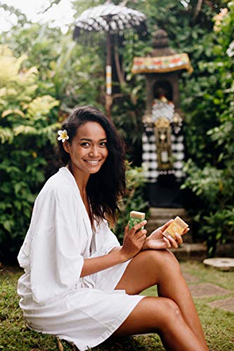 Bali Soap – Natural Soap Bar Green Collection – Bath Soap for Women & Men – Handmade Soap Gift Set – Moisturizing Vegan…