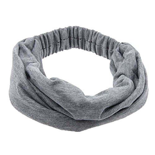 Wide Headbands for Women Black Stylish Head Wraps Boho Thick Hairbands Large African Sport Yoga Turban Headband Hair…