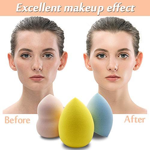 Makeup Sponge Blender Makeup Blender Sponge Set Beauty Sponge Wet And Dry Multi-purpose With a Makeup Sponge Holder…