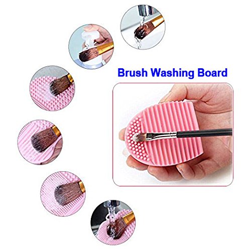 Mermaid Makeup Brushes Set, Beauty Star 11pcs Mermaid Makeup Brush Set Chubby Fish Soft Nylon Bristles Beauty Brushes…