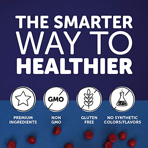 SmartyPants Men’s Formula, Daily Multivitamin for Men: Vitamins C, D3, Zinc, Omega 3, CoQ10, & B12 for Immune Support…