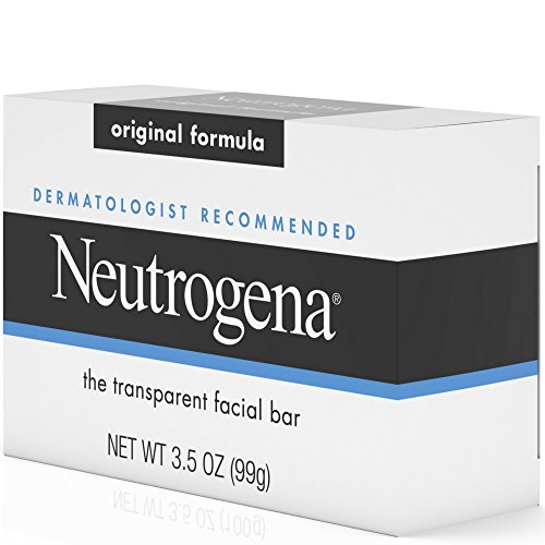 Neutrogena Original Gentle Facial Cleansing Bar with Glycerin, Pure & Transparent Face Wash Bar Soap, Free of Harsh…