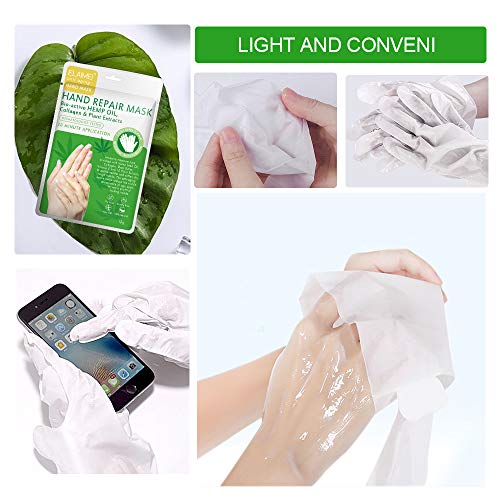 Repair Hand Mask for Dry Skin, Nourish Hand Mask Moisturizing Gloves, Spa Hand Mask Gentle Soothe and Soft, Anti Aging…
