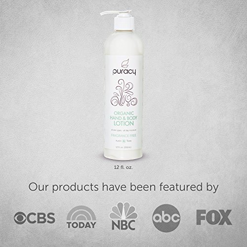 Puracy Unscented Lotion, Fragrance Free Lotion for Body & Hands, Unscented Facial Moisturizer with Ceramides and…