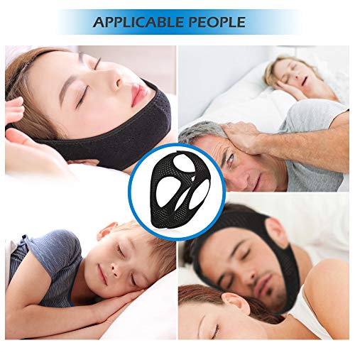 Anti Snoring Chin Strap, Snore Chin Strap, Stop Snoring Chin Strap, Anti Snoring Devices (1 Count (Pack of 1))