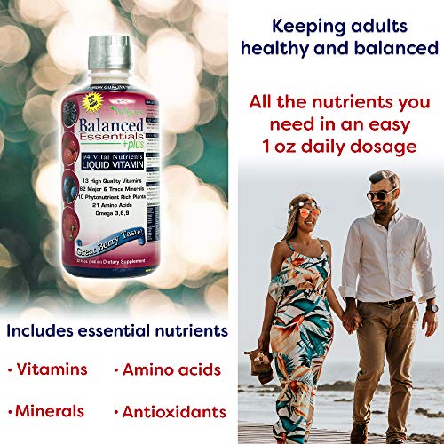 Balanced Essentials Liquid Nutritional Supplement, 32 Ounces – Very Berry