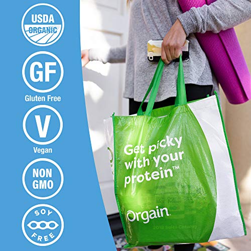 Orgain Organic Protein & Greens Vegan Protein Powder, Vanilla Bean – 21g of Plant Based Protein, Gluten Free, Non-GMO, 1…