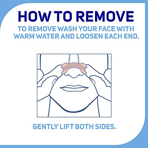 Breathe Right Nasal Strips to Stop Snoring, Drug-Free, Clear for Sensitive Skin, 30 count (Pack of 2) ( Pack May Vary )