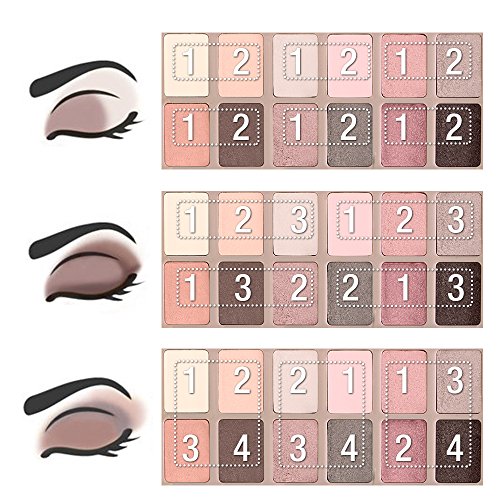 Maybelline The Blushed Nudes Eyeshadow Palette, Includes 12 Pigmented Shades and 2 Double Ended Eye Makeup Applicators…